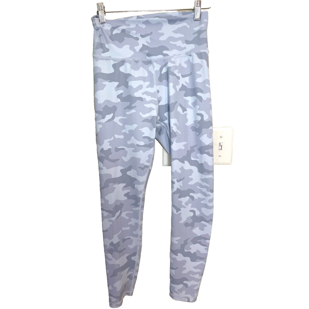 All Fenix Leggings Women's Large Camo Print Athletic Gray Yoga